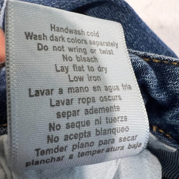 Judy Blue Jeans Blue Floral Embroidered Denim Boyfriend Festival Size 3/26 26x28 - Picture 12 of 16